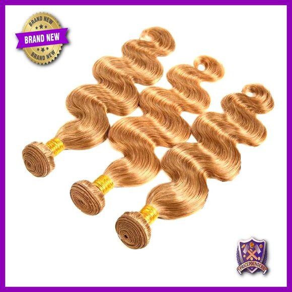 Brazilian Virgin Human Hair Extensions 3 Bundles 20 Inch Body Wave
